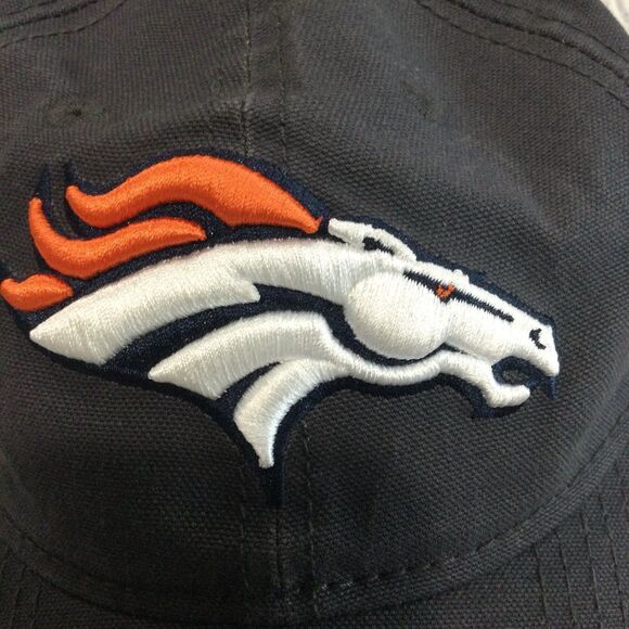 New Era Cap Hat Unisex Adjustable Strap Color Gray Denver Broncos Embroidered - Picture 8 of 8